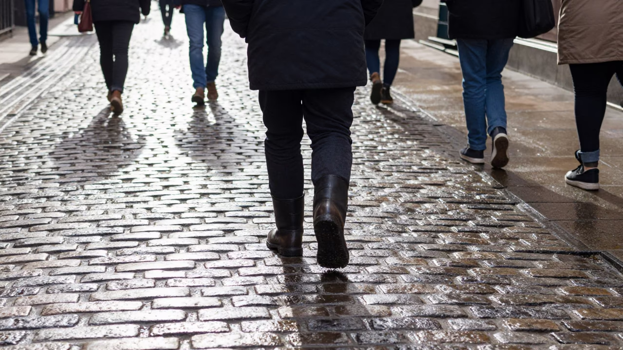 Scraping Boots in Bristol in in Bristol, United Kingdom