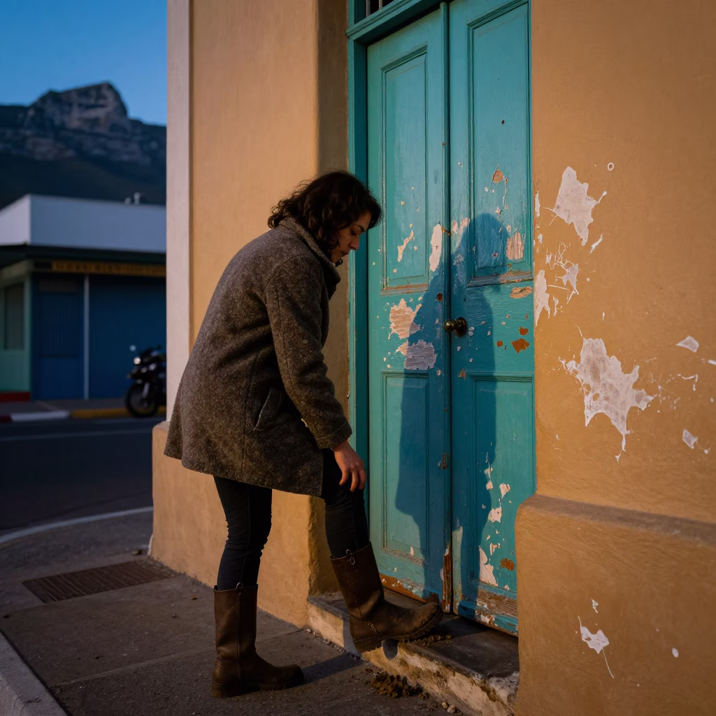 Scraping Boots in Cape Town in in Cape Town, South Africa