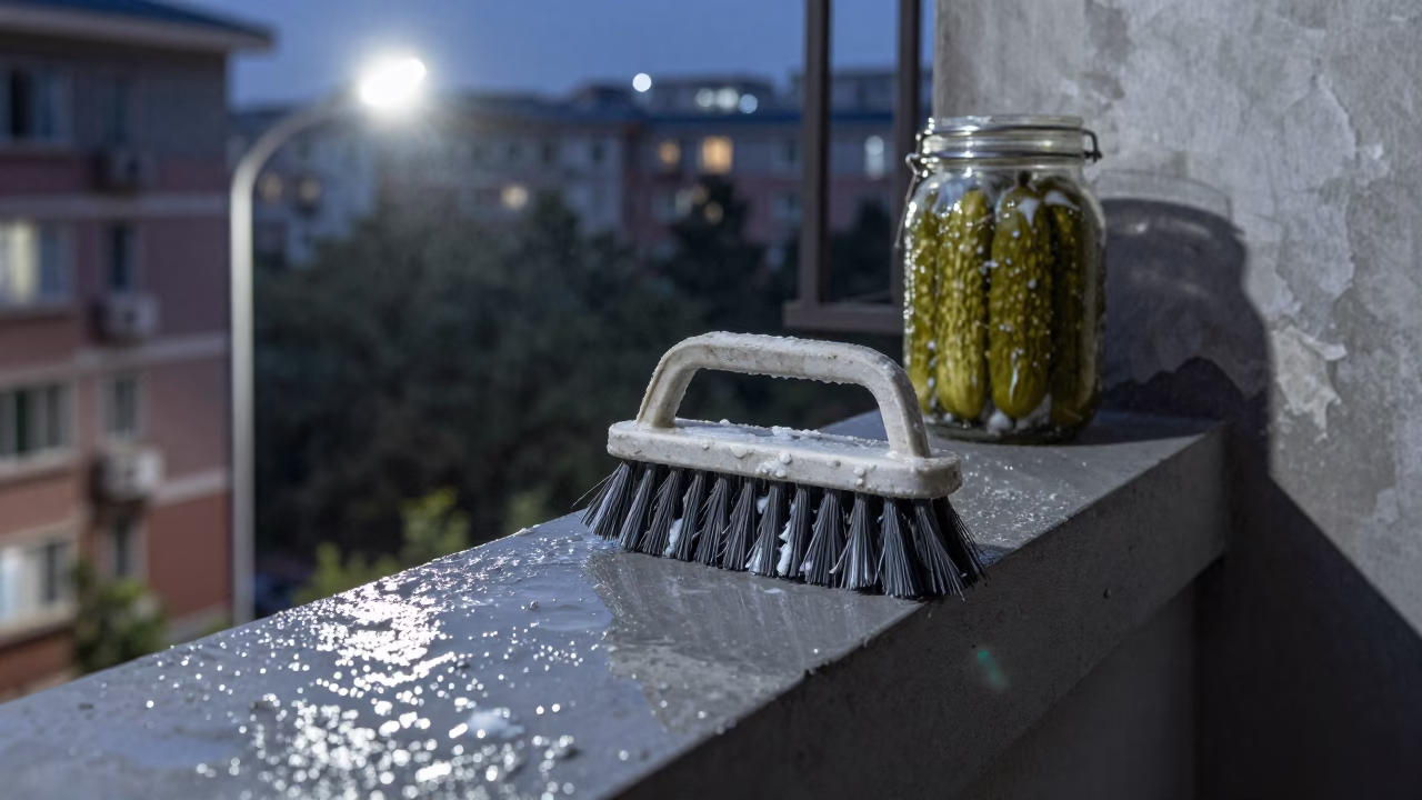Scrub Brush in Beijing in in Beijing, China