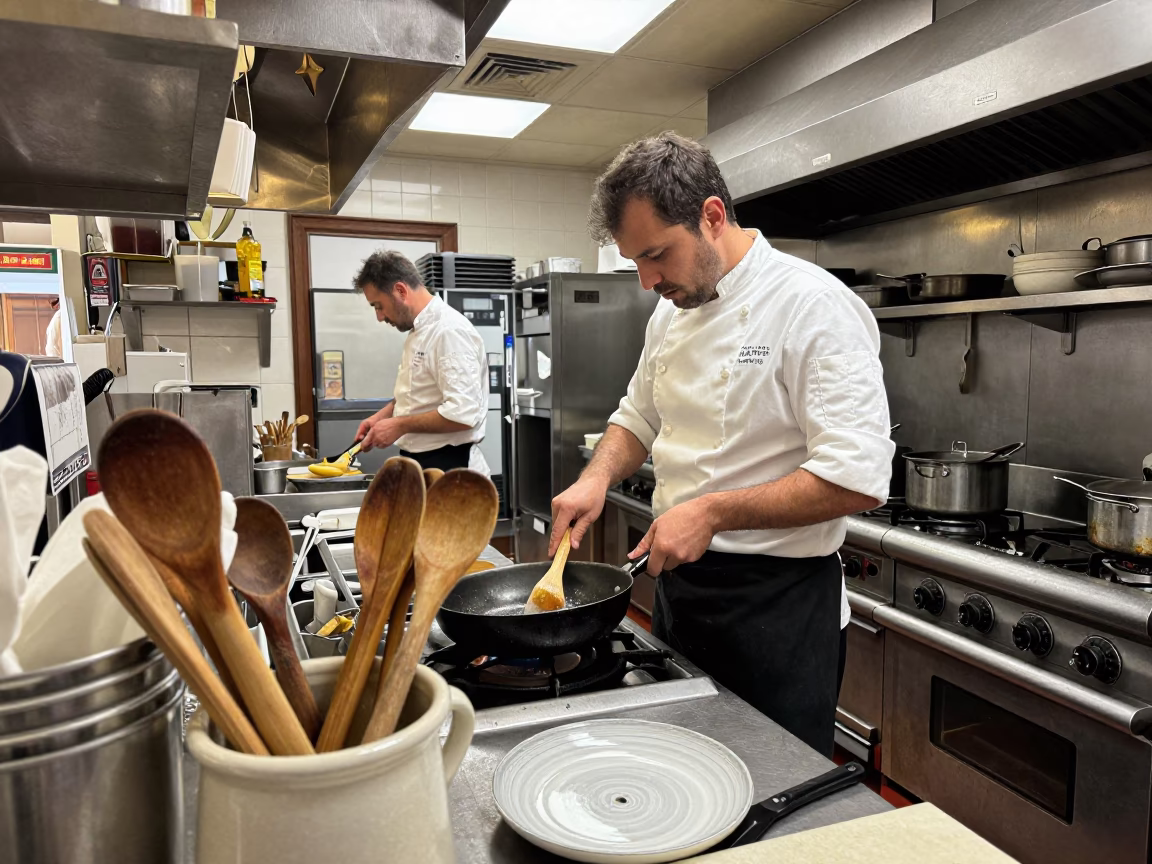 Scrubbing Pan in Bologna in in Bologna, Italy