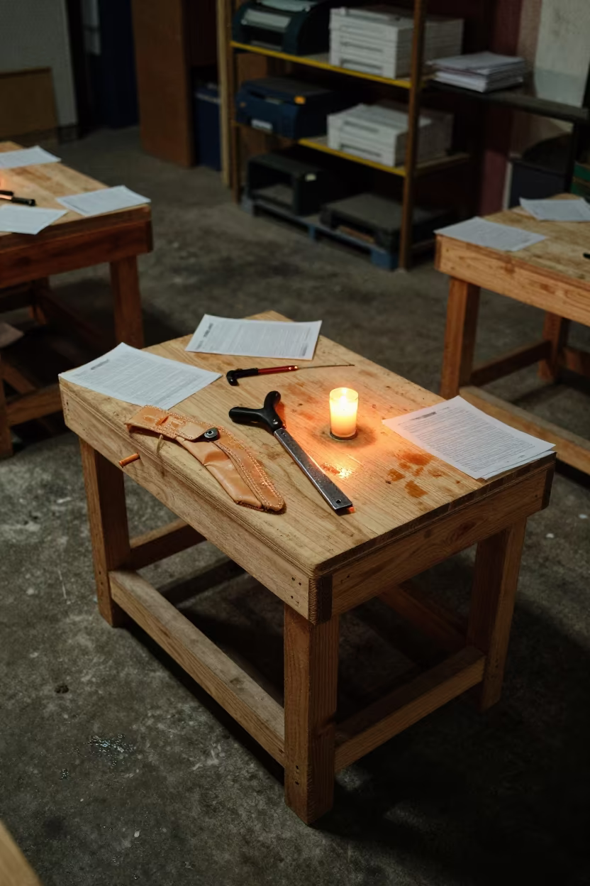 Seal Cutter on Packing Station in Cartagena in at a fulfillment packing station in Cartagena