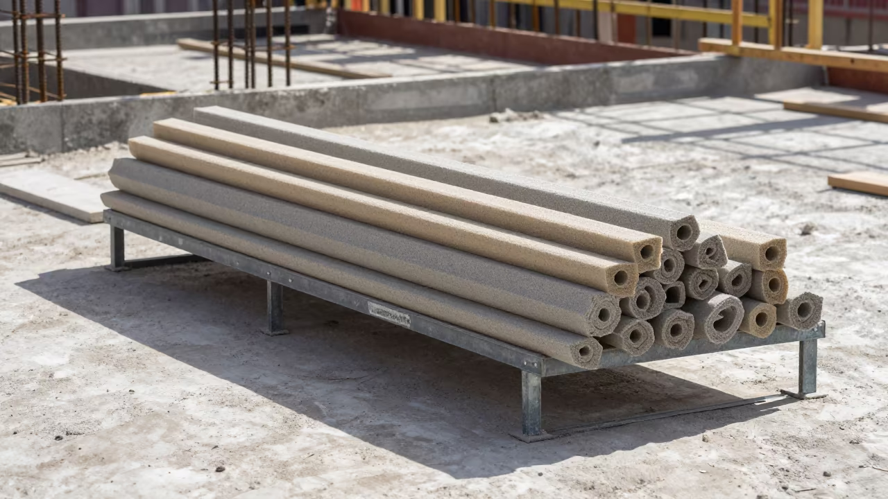 Sealant Backer Rod Shelf Midday Construction Deck Merida in on an active construction deck in Merida