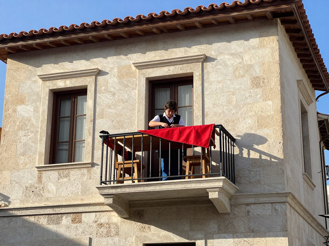 Seamstress Working in Athens in in Athens, Greece