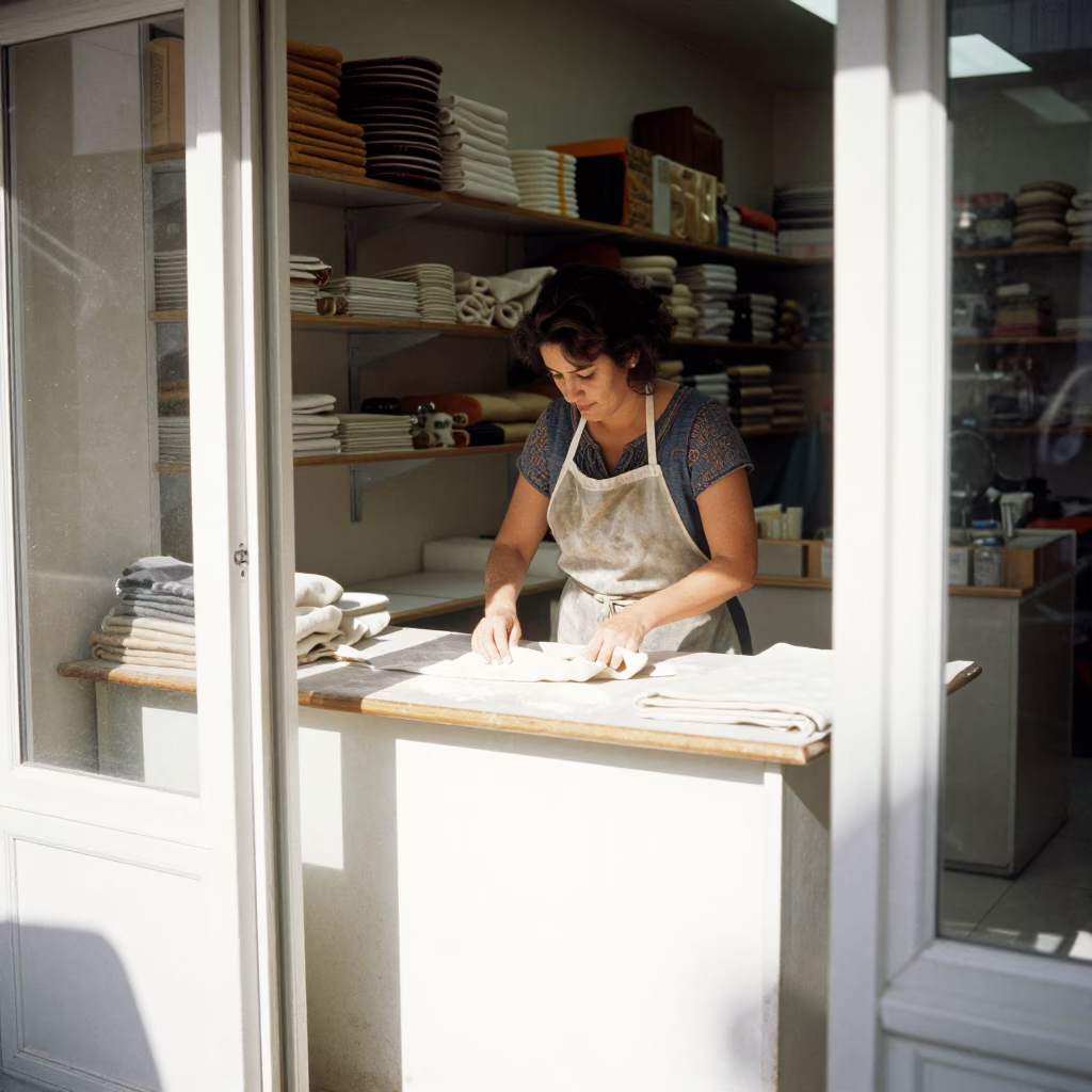 Seamstress Working in Madrid in in Madrid, Spain