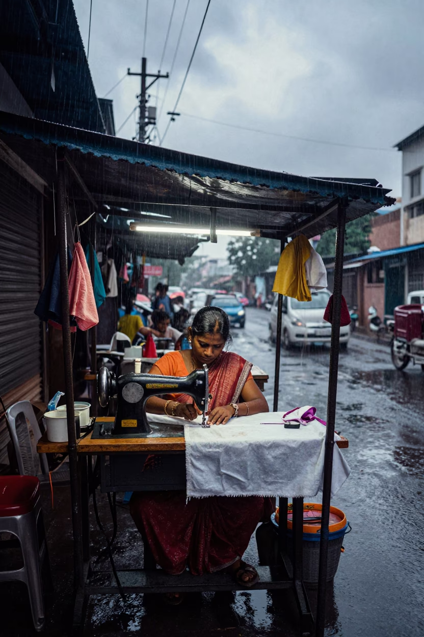 Seamstress Working in Mumbai in in Mumbai, India