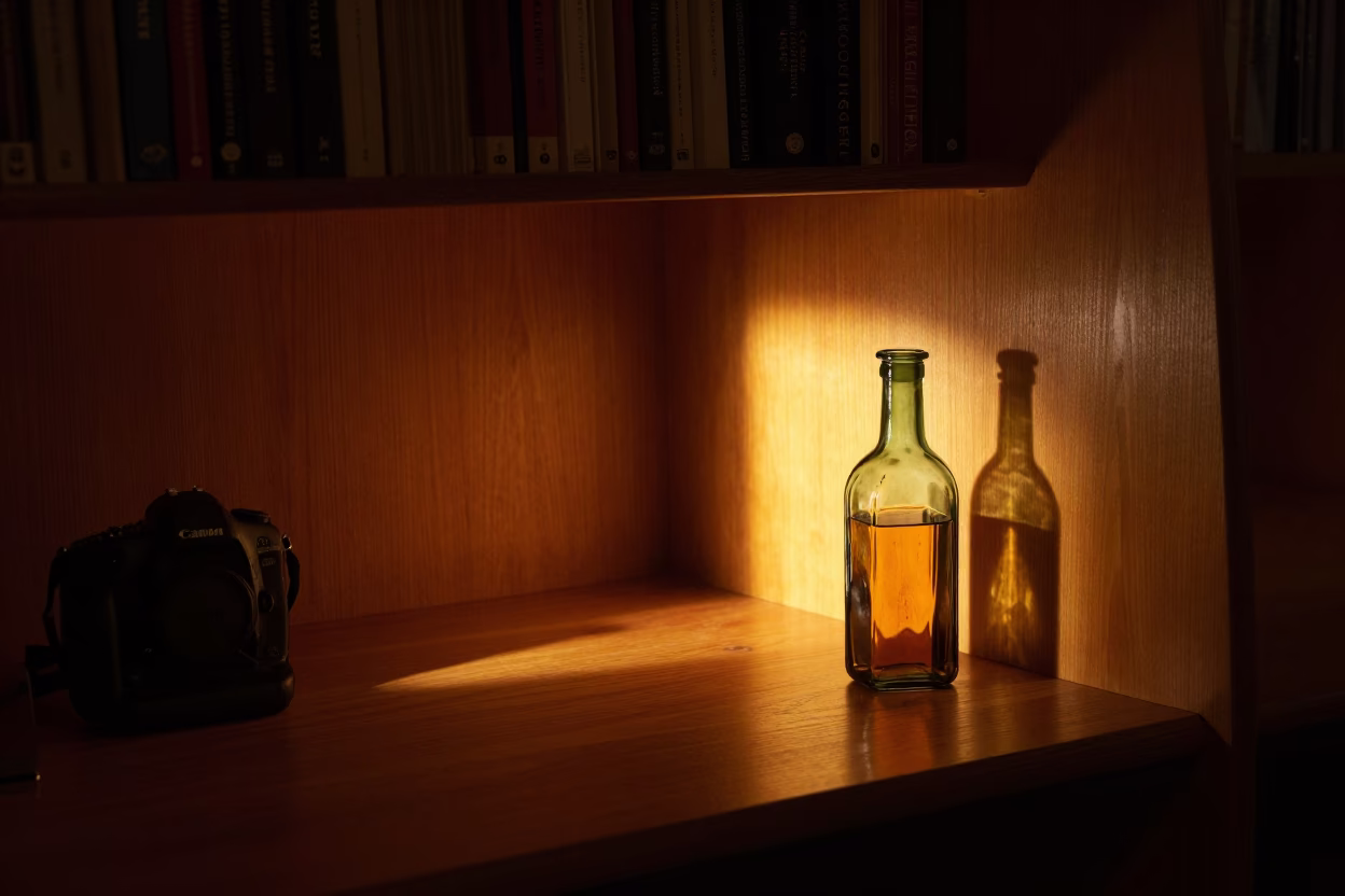 Seattle Interior Scene at Midnight Light in in Seattle, Washington, United States