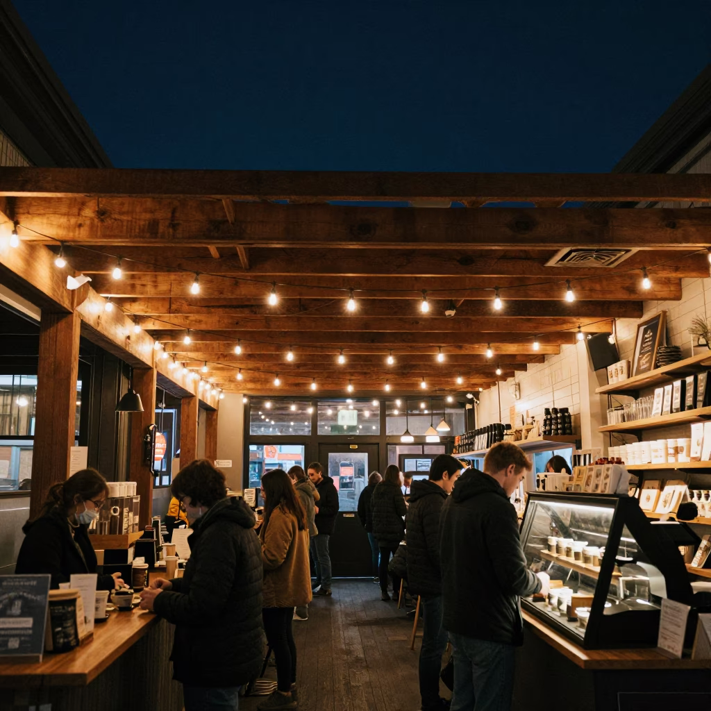 Seattle Shop Interior at The Deepest Night Sky Light in in Seattle, Washington, United States