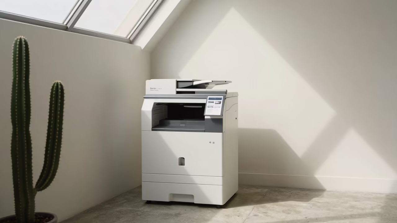 Secure Print Kiosk in Salta Coworking Skylight in inside a coworking floor in Salta