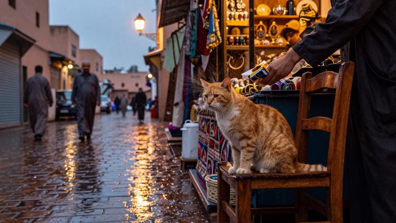 Secure Stall in Marrakech in in Marrakech, Morocco