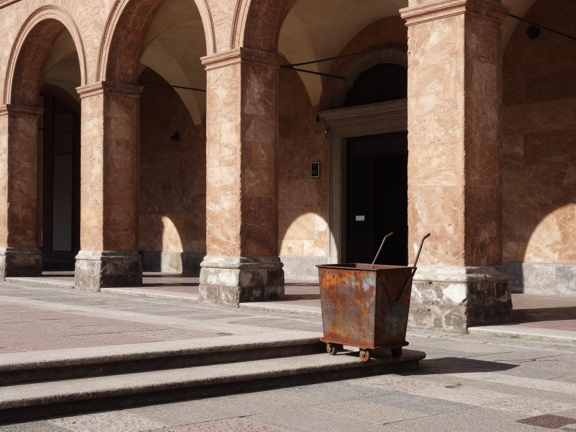 Secured Entryway in Bologna in in Bologna, Italy