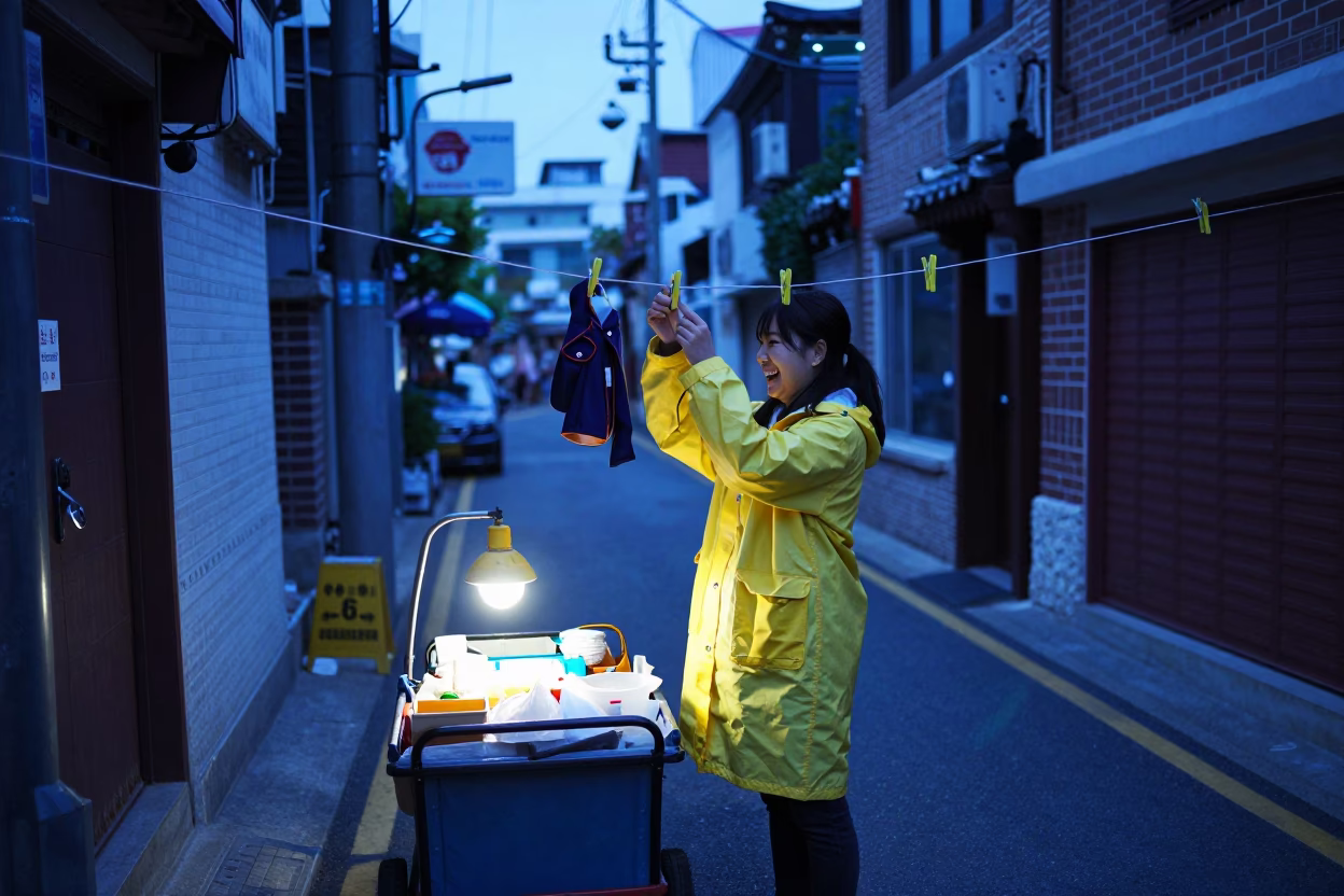 Securing Apron in Seoul in in Seoul, South Korea