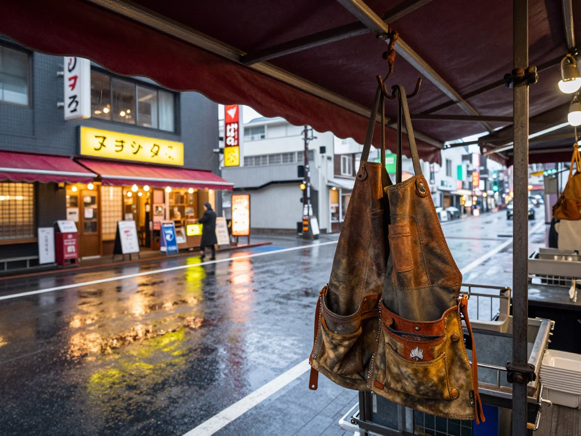 Securing Cart in Sapporo in in Sapporo, Japan