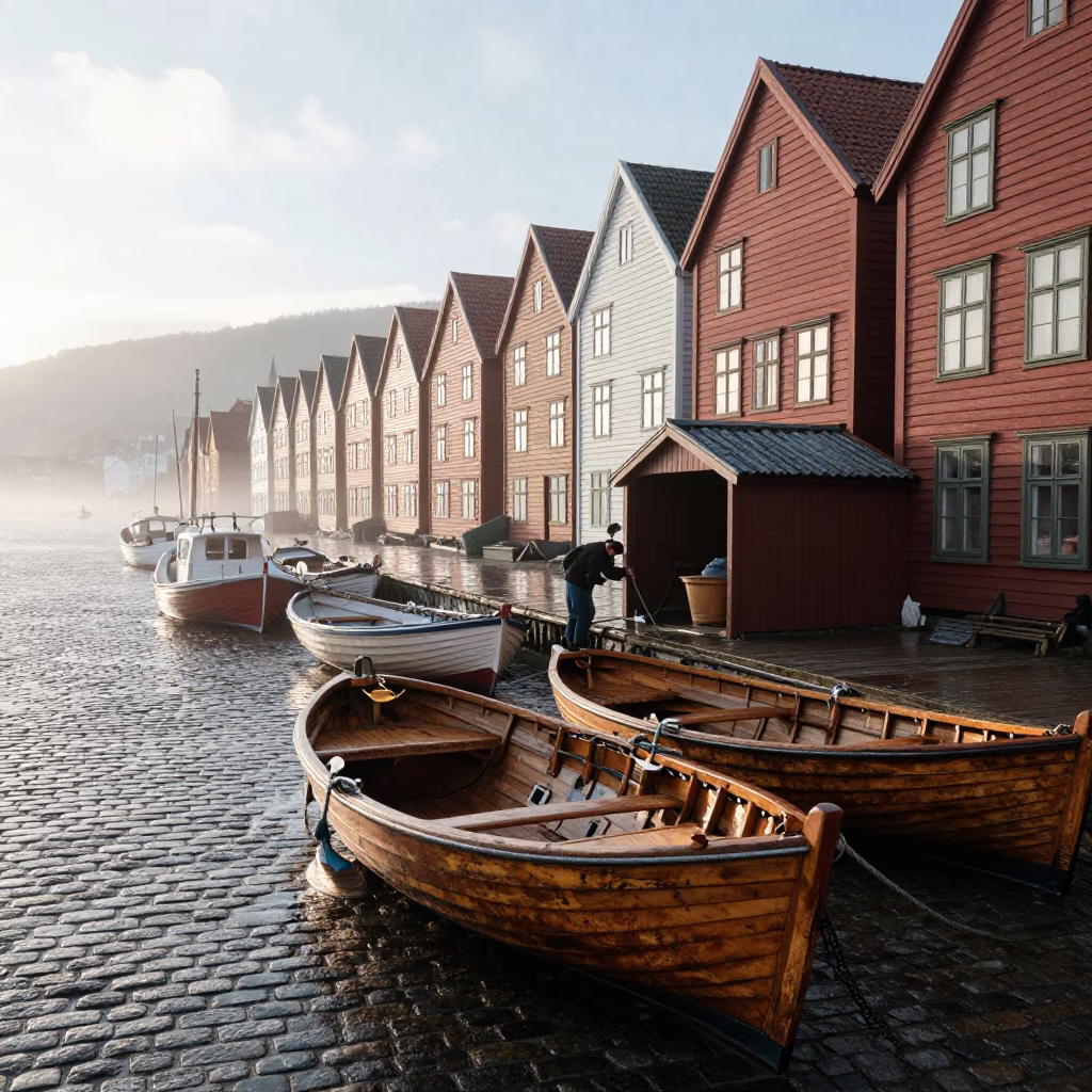 Securing Shed in Bergen in in Bergen, Norway