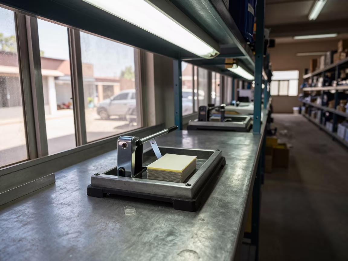 Security Tag Detacher in Djibouti Stockroom in inside a stockroom behind the sales floor in Djibouti
