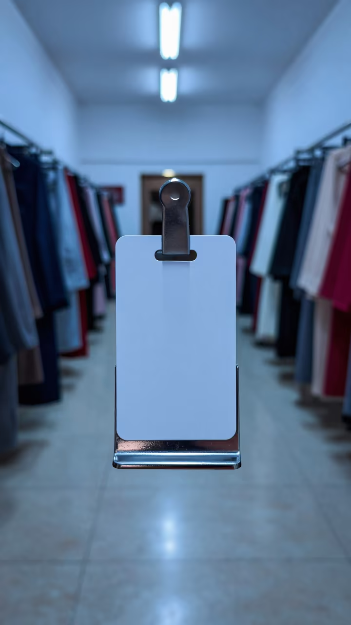 Security Tag Detacher in Marrakesh Fitting Room in inside a fitting room corridor near Marrakesh