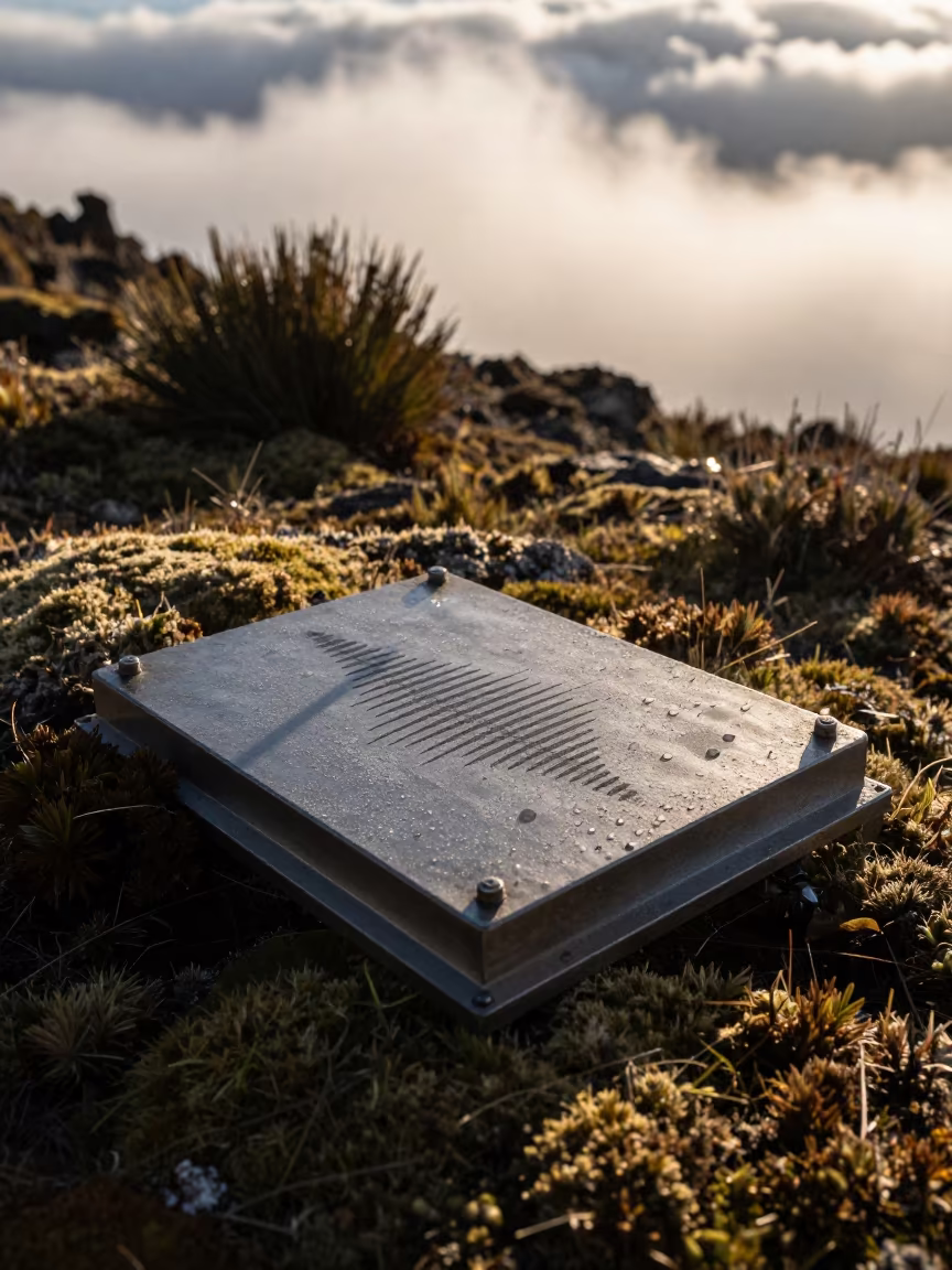 Seismograph on Mossy Ridge in Quito in in Quito