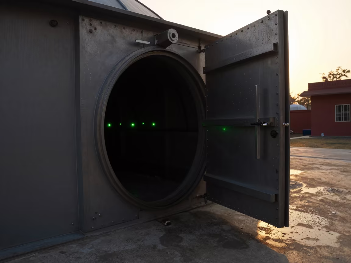 Seismograph Vault Door Golden Hour Jaipur in near Jaipur