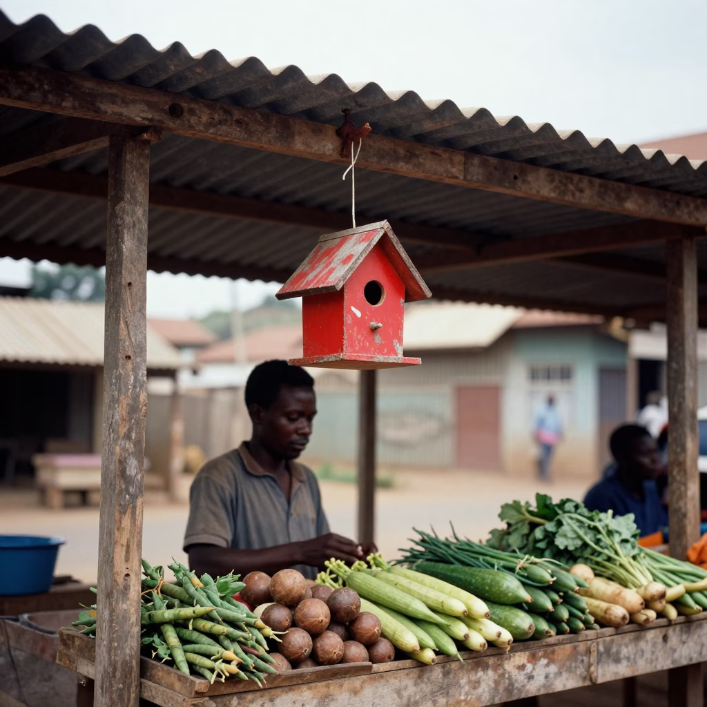 Selling Produce in Accra in in Accra, Ghana