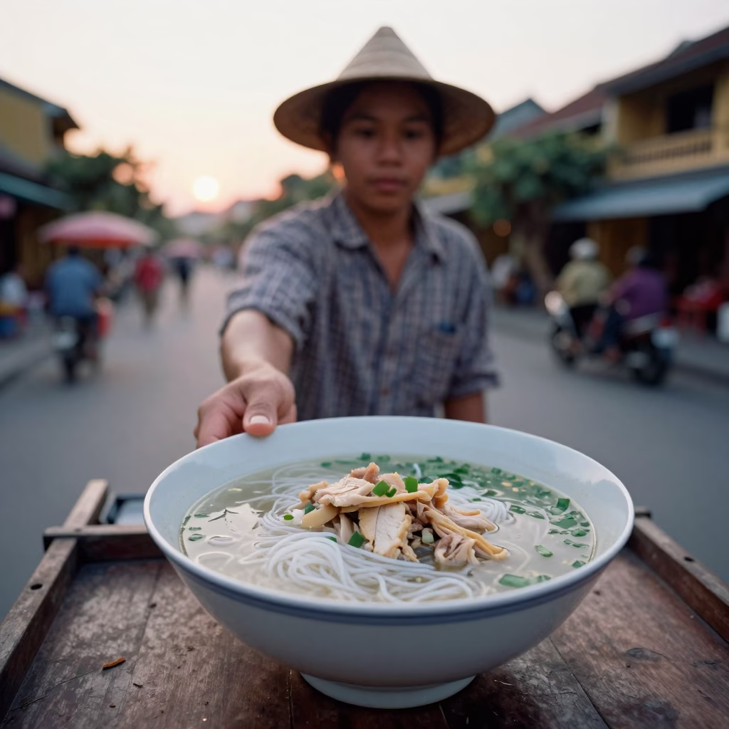 Sen Soup in Hoi An at First Light Of Dawn in in Hoi An, Vietnam