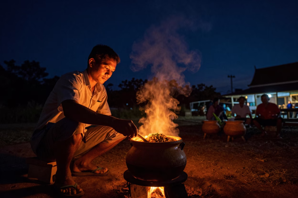 Senegalese Thieboudienne in Chiang Mai at The Deepest Night Sky Light in in Chiang Mai, Thailand