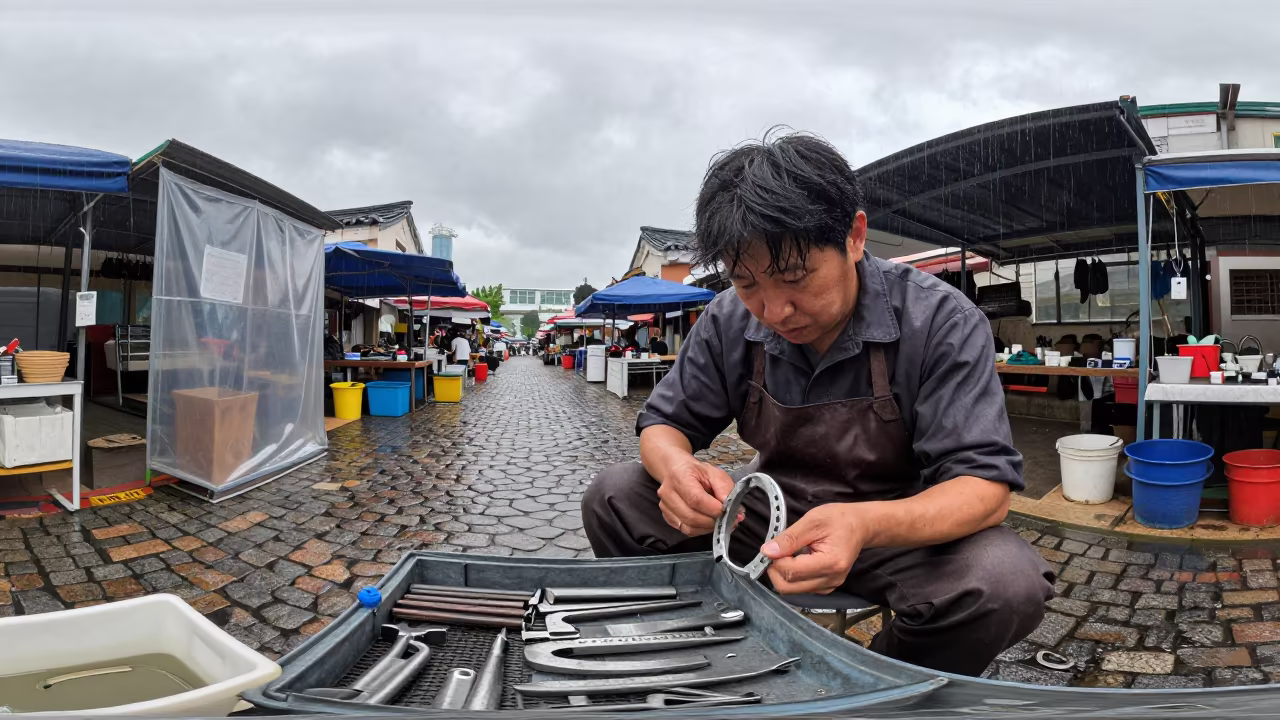 Seoul Farrier Midday Rain Check Tools in in Seoul
