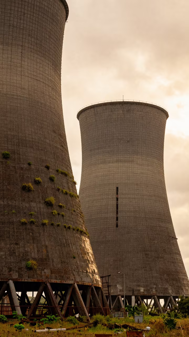 Serengeti Power Station Turbine Hall Moss in in the Serengeti
