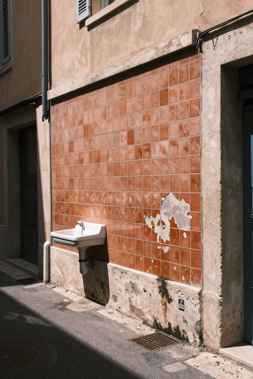 Service Alley in Marseille in in Marseille, France