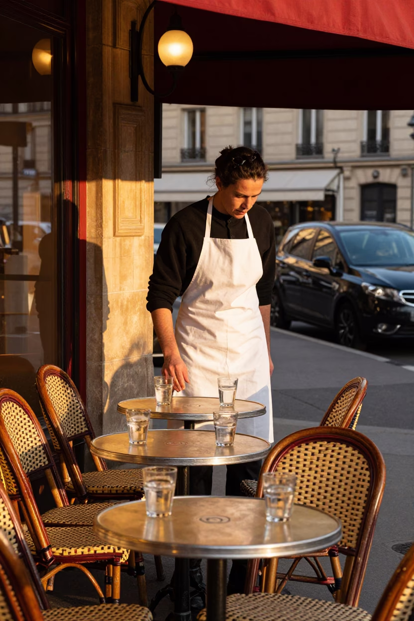 Service Break in Paris in in Paris, France