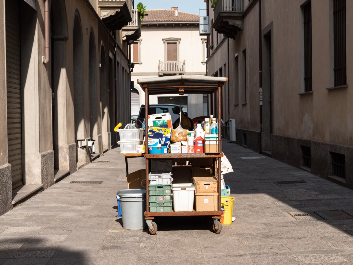 Service Cart in Milan in in Milan, Italy