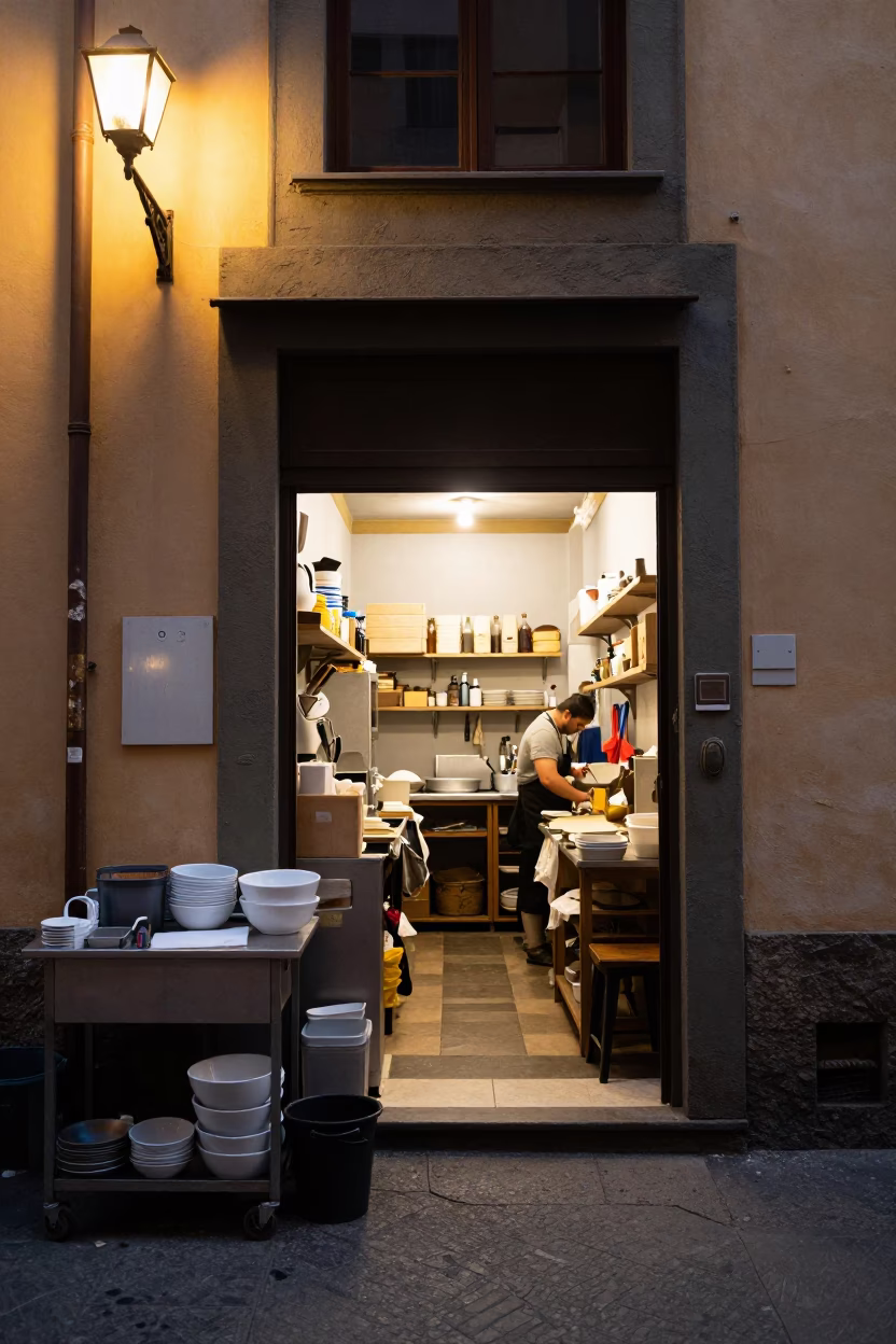 Service Clutter in Florence in in Florence, Italy