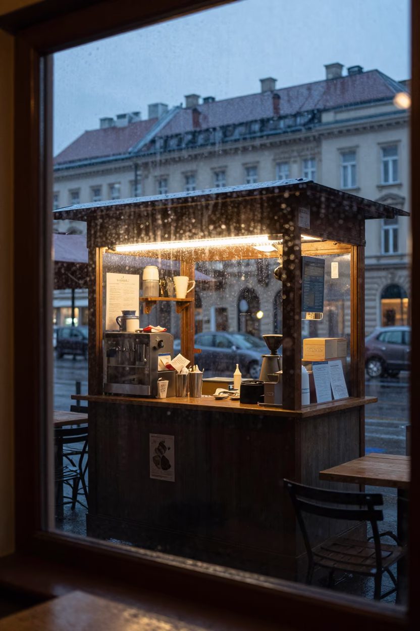Service Station in Budapest in in Budapest, Hungary