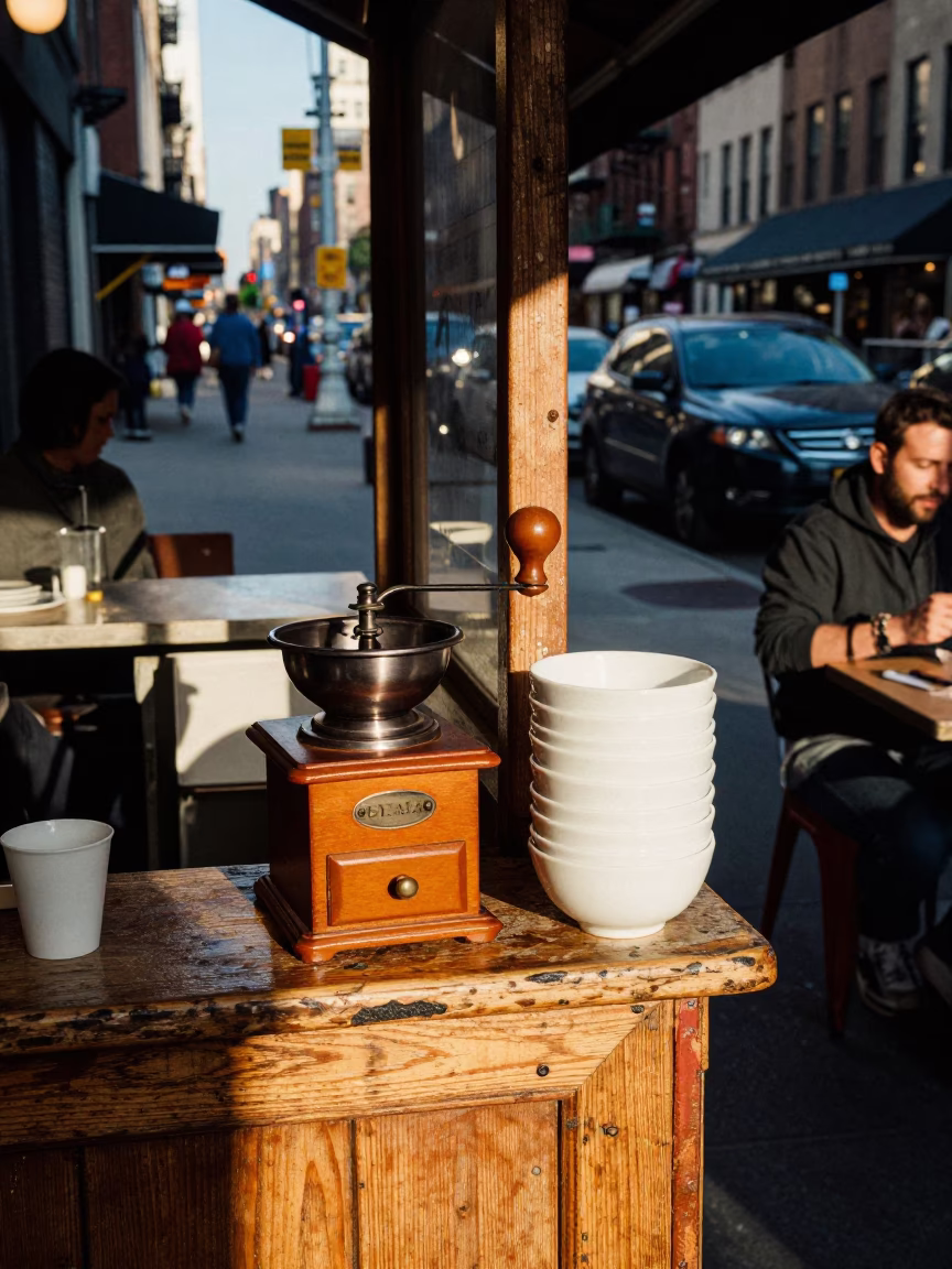 Serving Bowls in New York at The Late Morning Light in in New York, New York, United States
