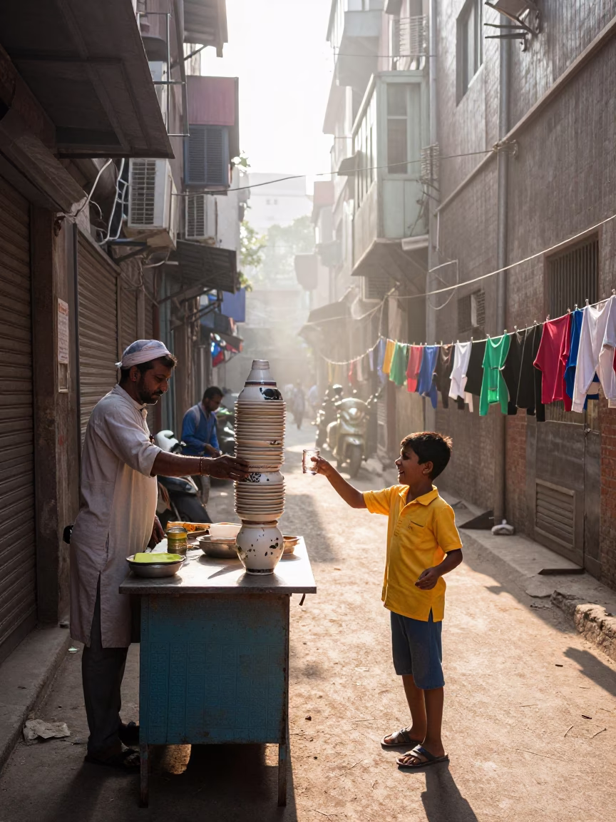 Serving Boy in Delhi in in Delhi, India