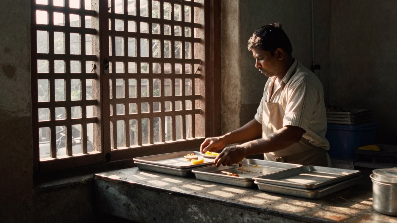 Serving Breakfast in Kolkata in in Kolkata, India