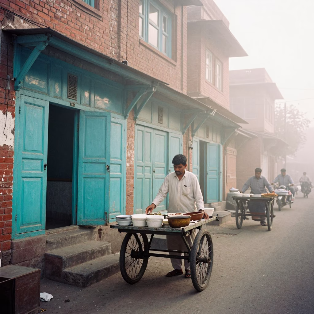 Serving Chai in Delhi in in Delhi, India