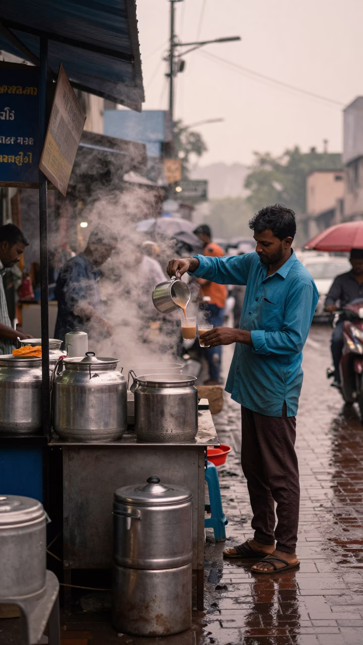 Serving Chai in Hyderabad in in Hyderabad, India