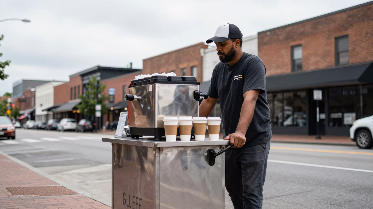 Serving Coffee in Nashville in in Nashville, Tennessee, United States