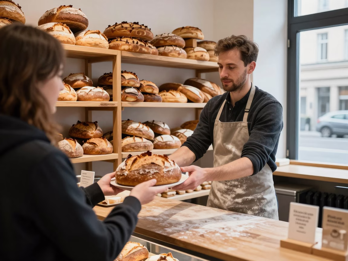 Serving Customer in Berlin in in Berlin, Germany