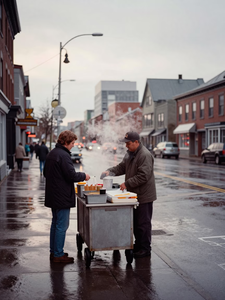 Serving Customer in Halifax in in Halifax, Nova Scotia, Canada