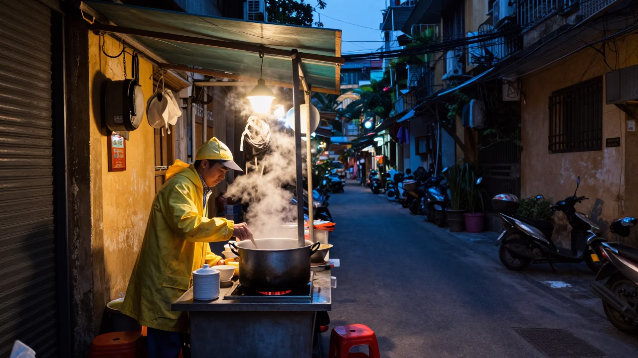 Serving Customer in Hanoi in in Hanoi, Vietnam