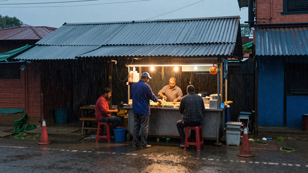 Serving Customer in Kathmandu in in Kathmandu, Nepal