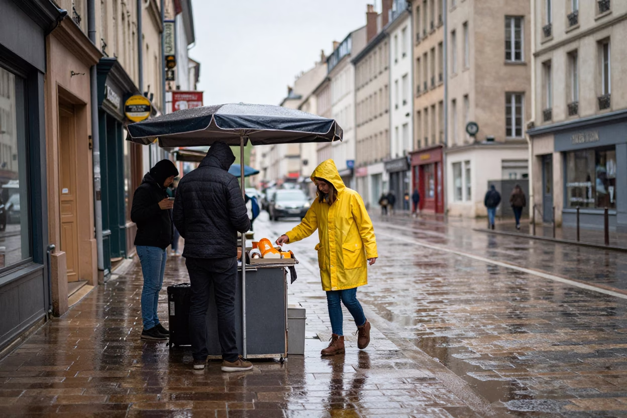 Serving Customer in Lyon in in Lyon, France