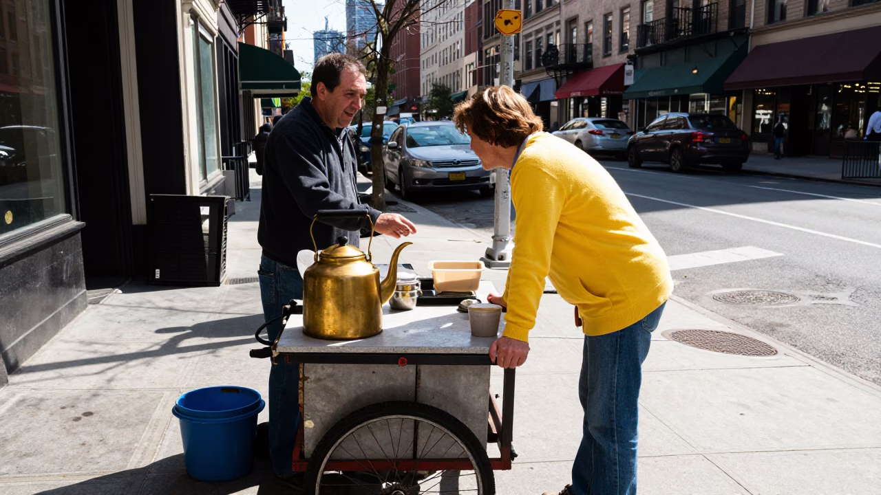 Serving Customer in New York in in New York, New York, United States