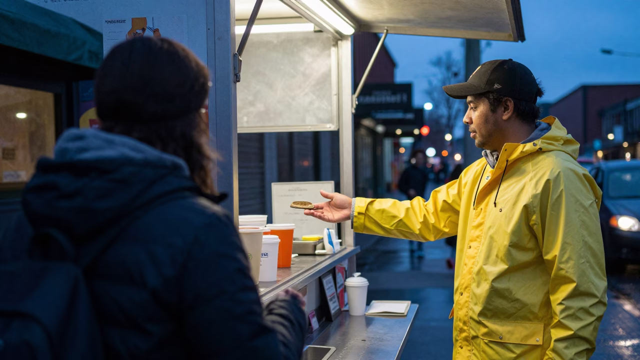 Serving Customer in Portland in in Portland, Oregon, United States