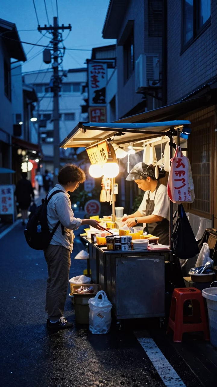 Serving Customer in Tokyo in in Tokyo, Japan