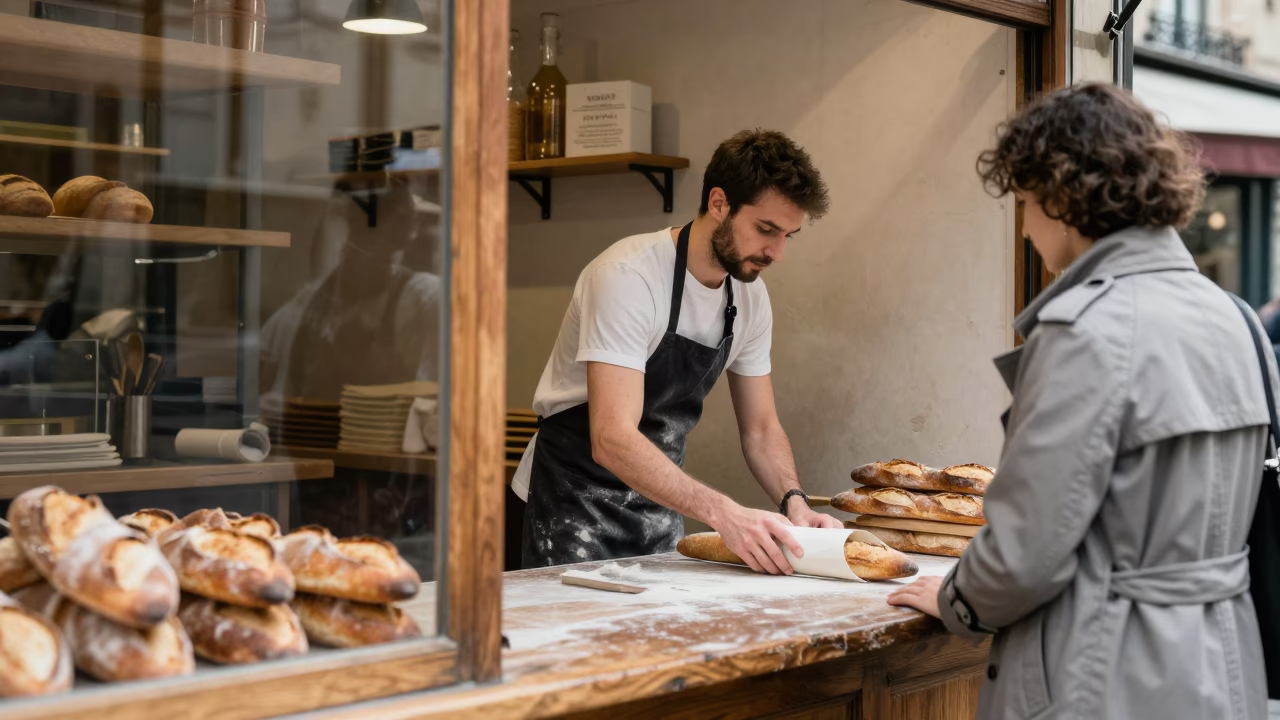 Serving Customers in Paris in in Paris, France