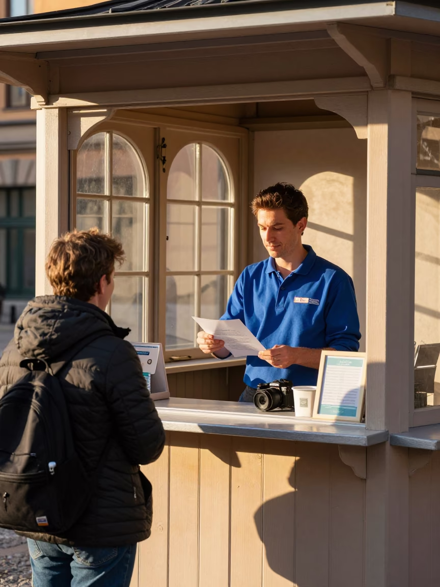 Serving Customers in Stockholm in in Stockholm, Sweden