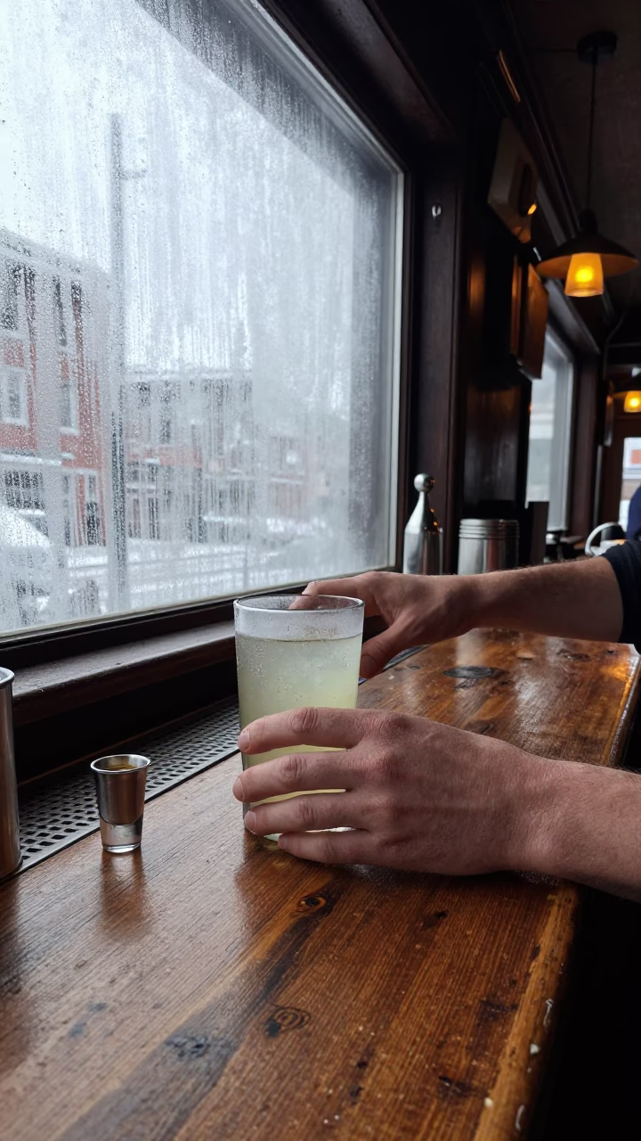 Serving Drinks in Halifax in in Halifax, Nova Scotia, Canada