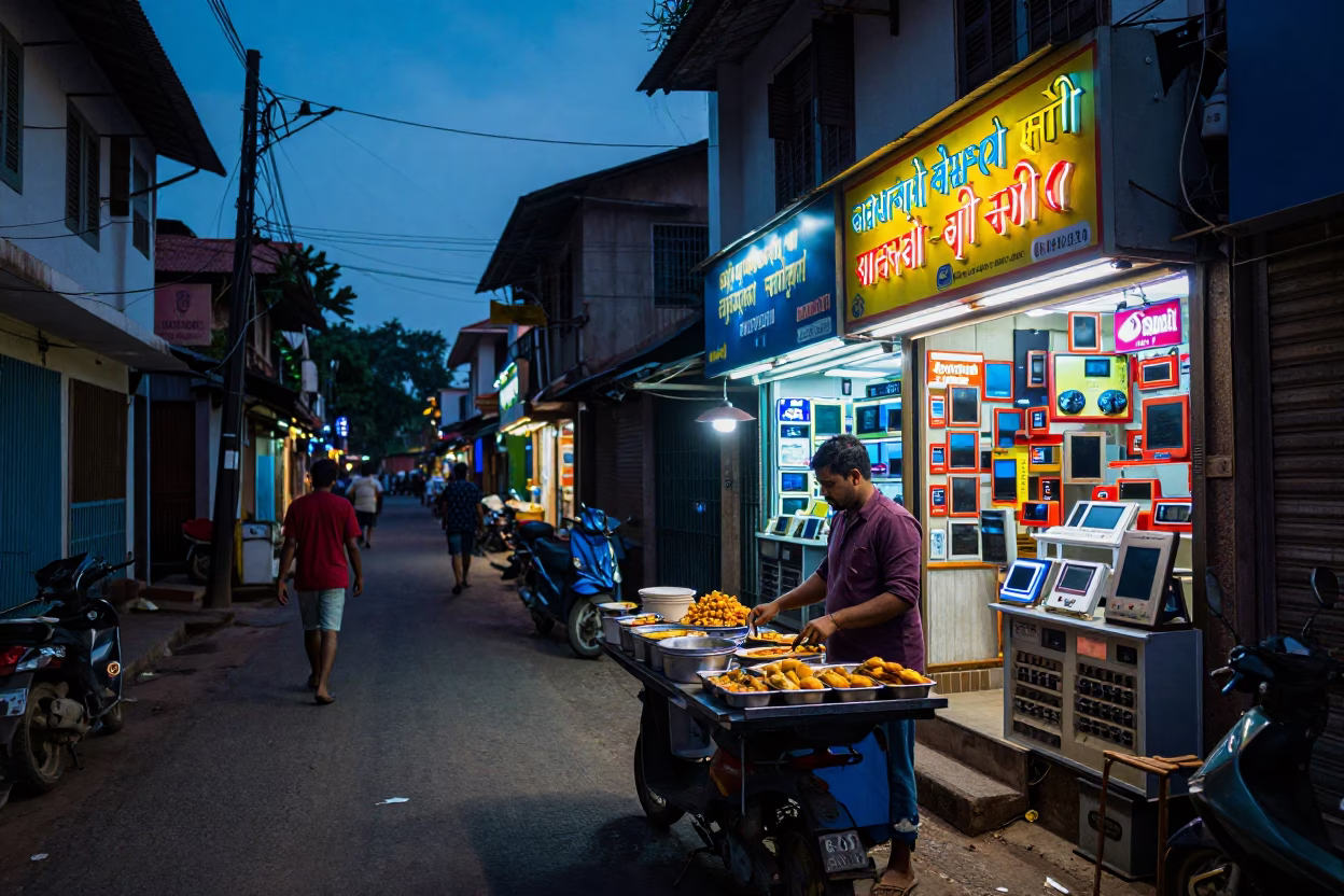 Serving Food in Kochi in in Kochi, India