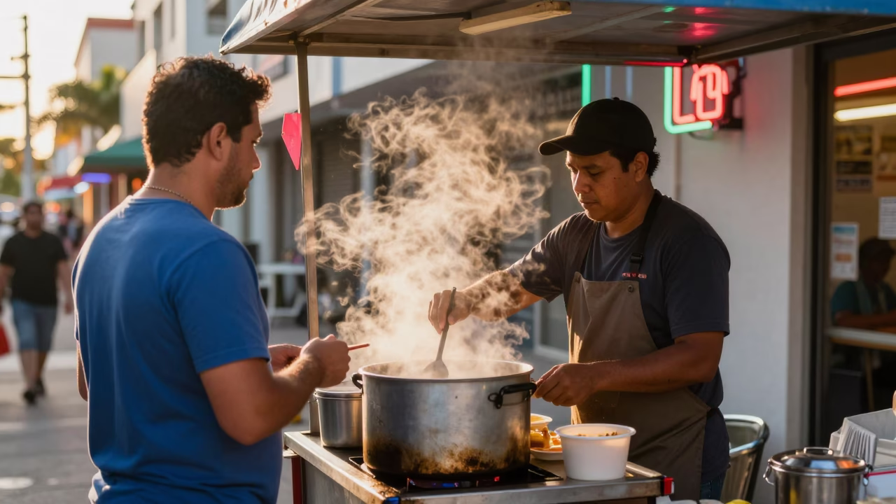 Serving Food in Miami in in Miami, Florida, United States